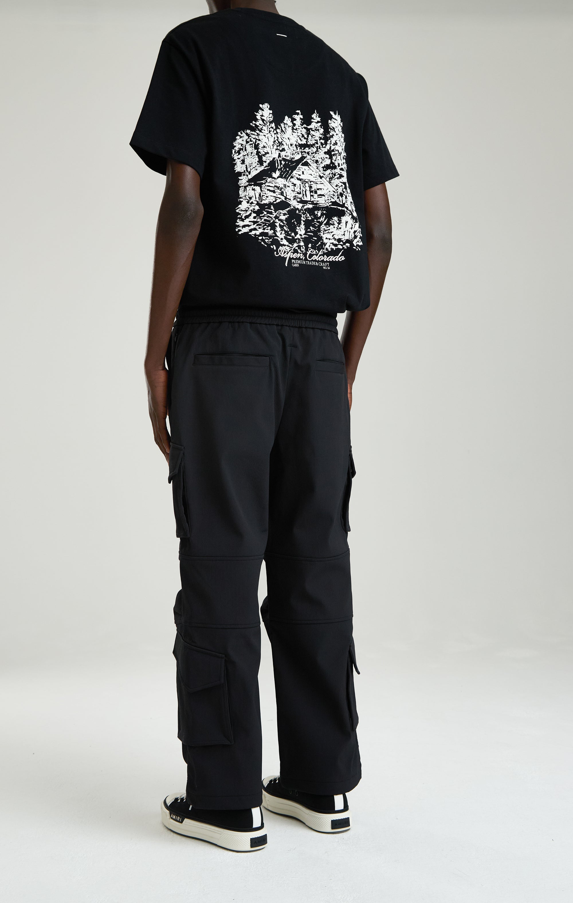 GRAPHITE UTILITY CARGO PANTS