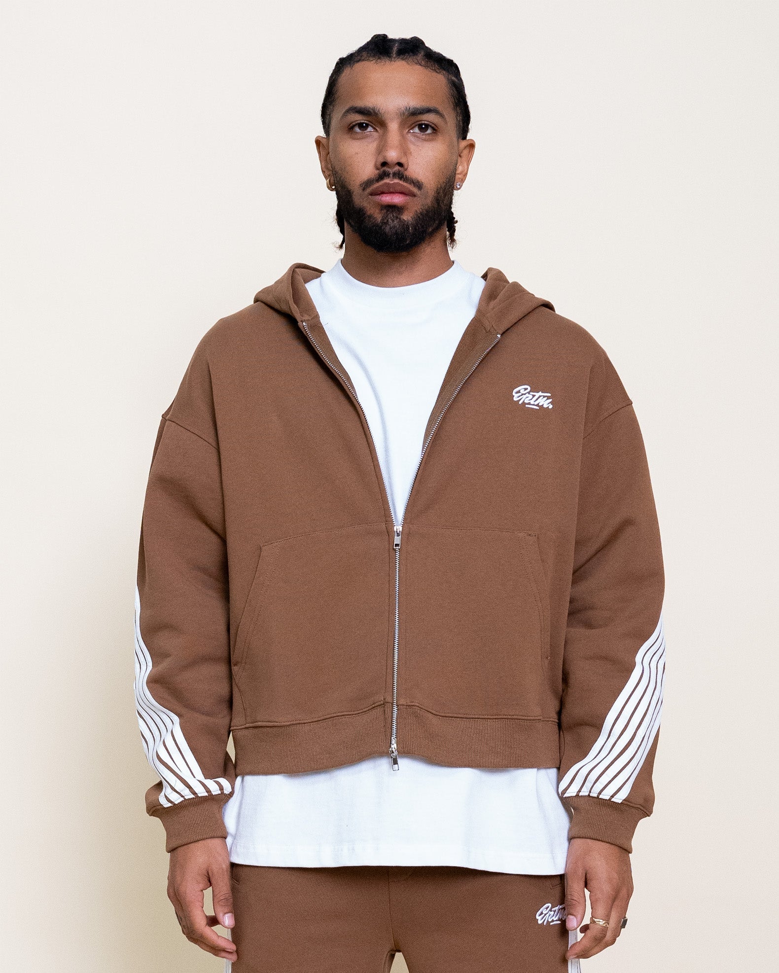 EPTM Highland Zip Up Hoodie - Mocha