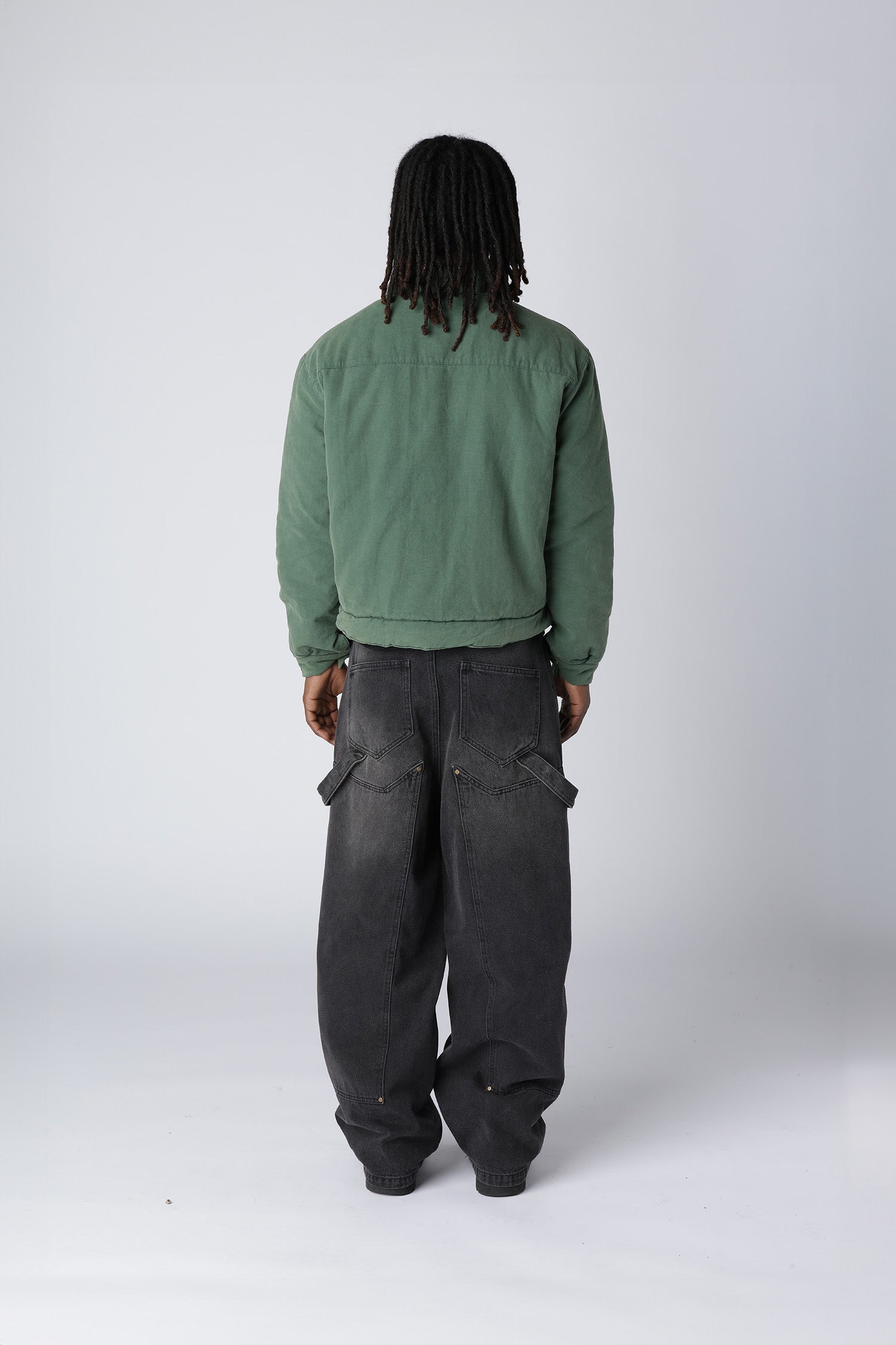 BAGGY CARPENTER - Stonewashed Black