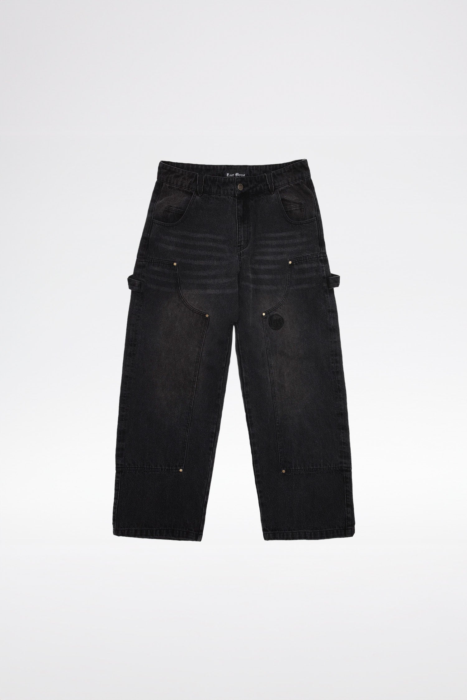 BAGGY CARPENTER - Stonewashed Black