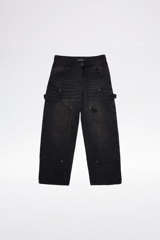 BAGGY CARPENTER - Stonewashed Black