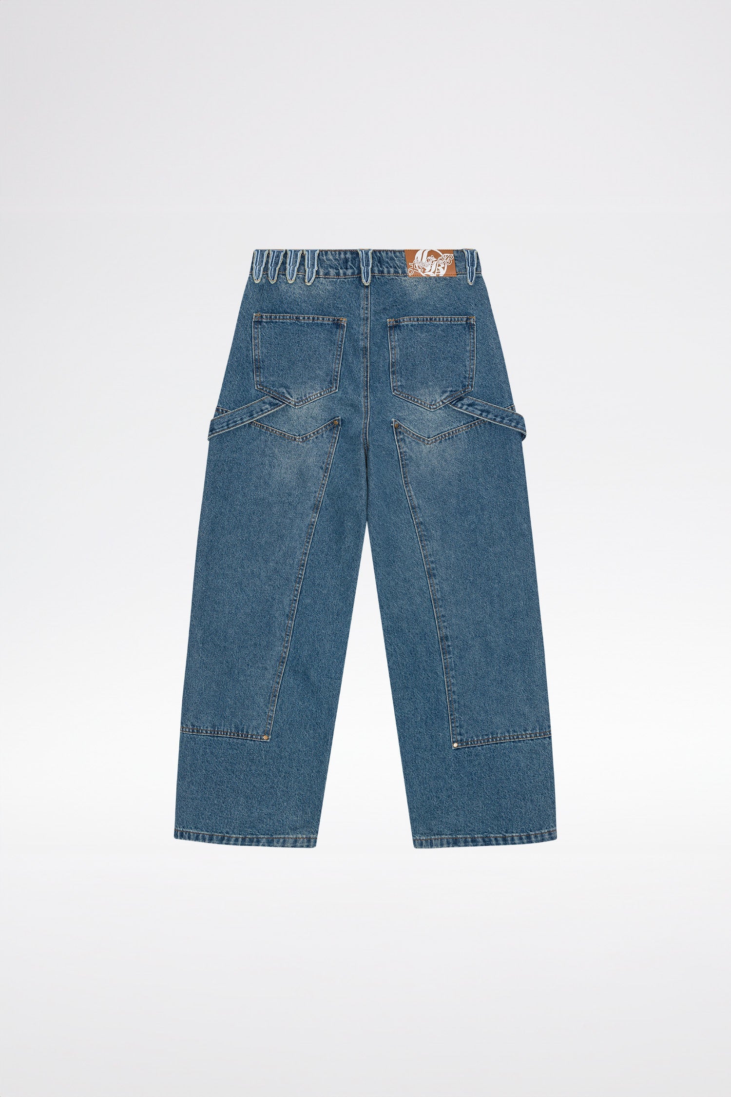 BAGGY CARPENTER - Stonewashed Blue
