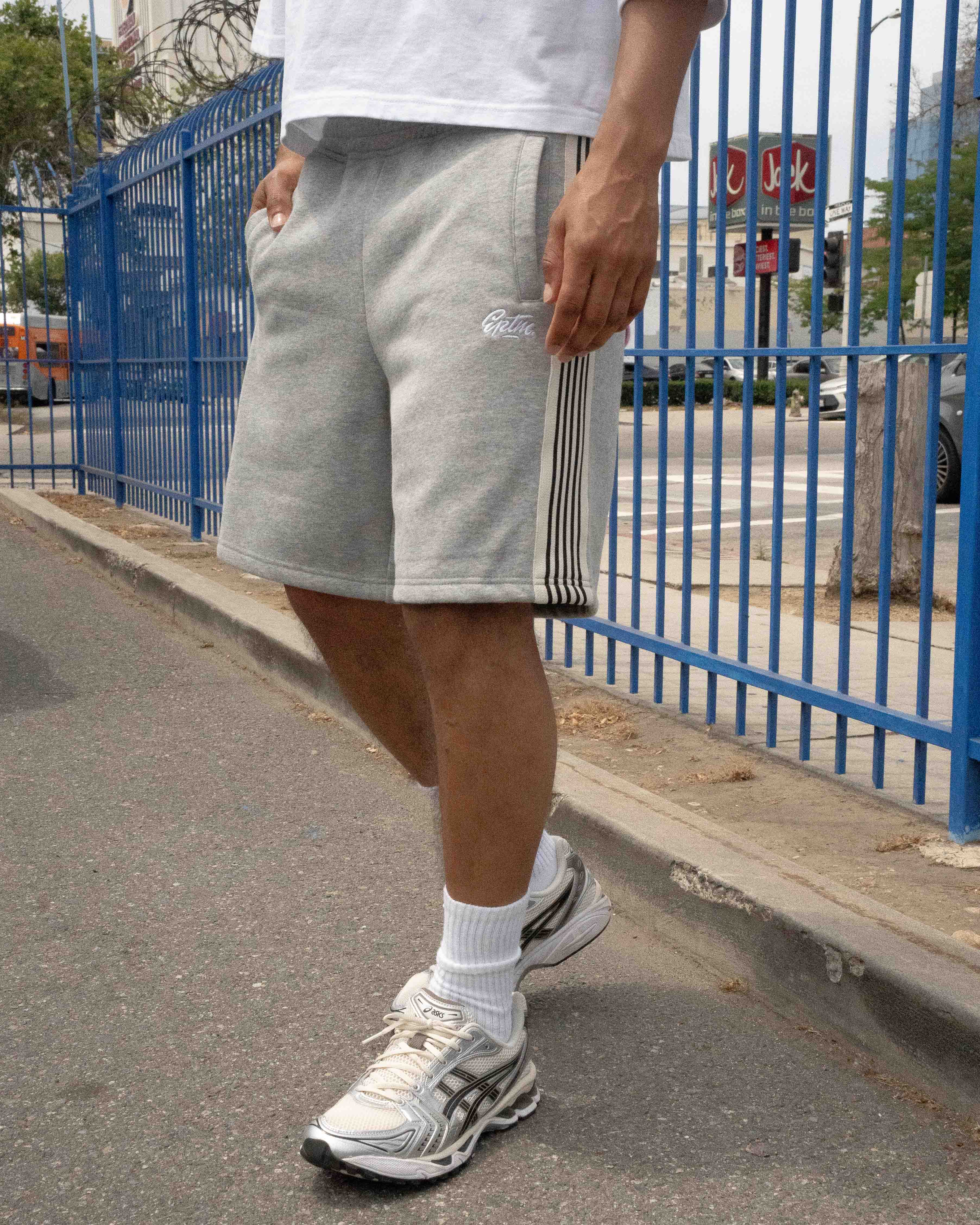 EPTM Essential Shorts - Heather Grey