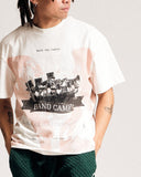 "Bands" Tee (Dust Rose/Cream)