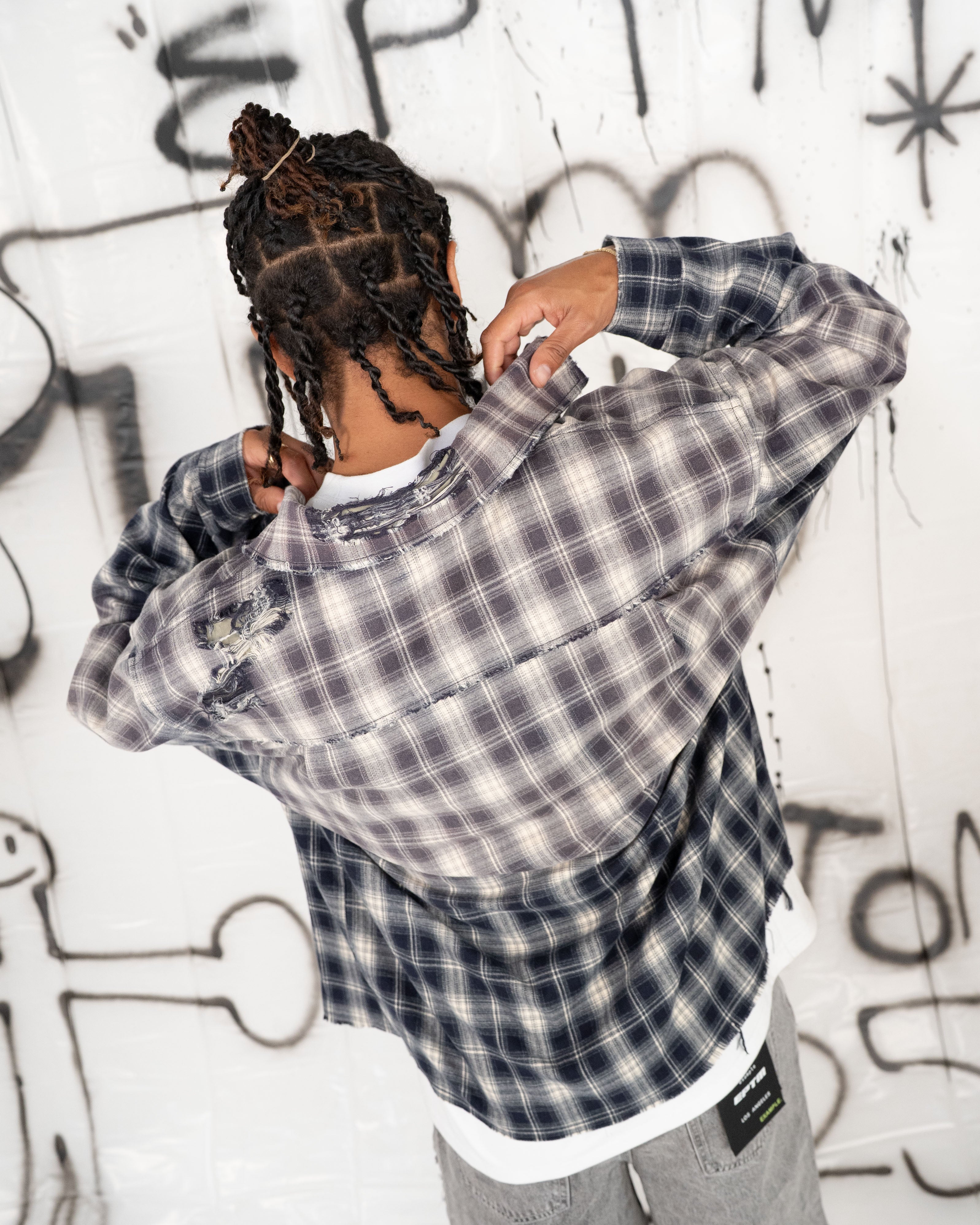 EPTM Bleached Flannels - Navy