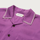 Blanket Stitch Woven - Purple