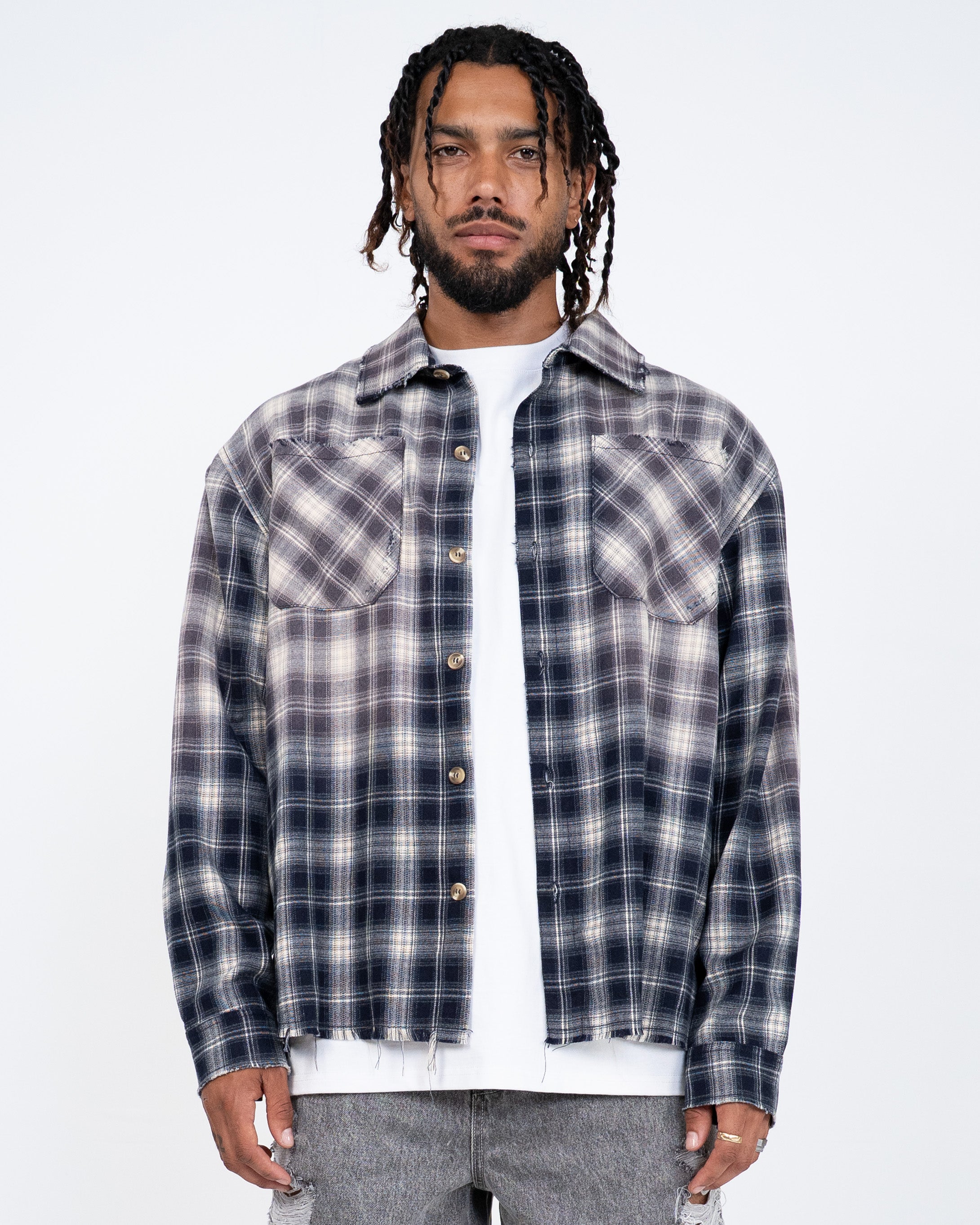 EPTM Bleached Flannels - Navy