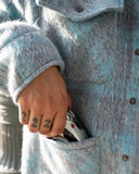 EPTM Mohair Chore Coat - Turquoise