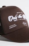 BROWN SPECIALIST TRUCKER CAP