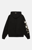 Colt Black Embroidered Floral Hoodie