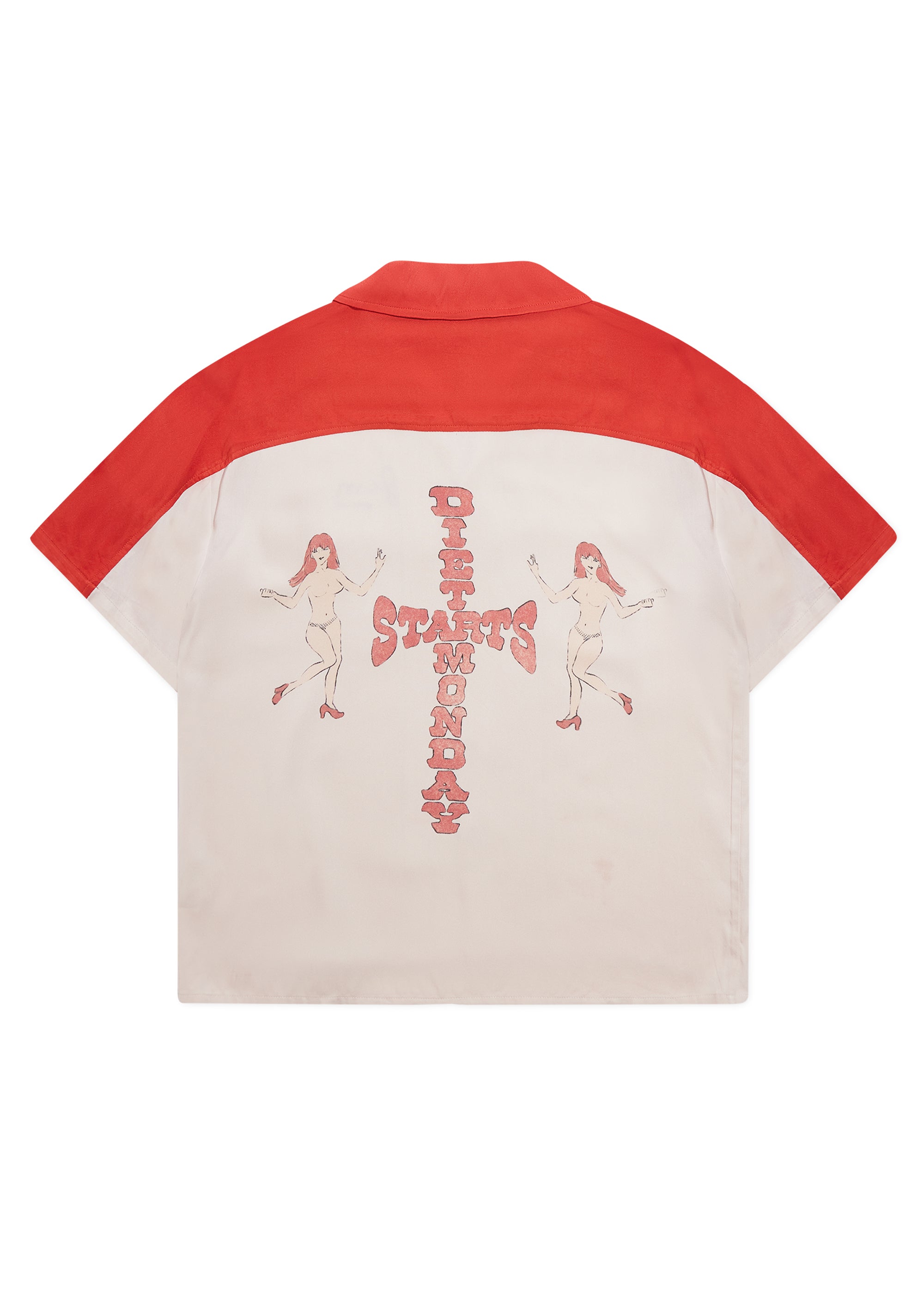 Jim Button Up Shirt - Beige/Rust