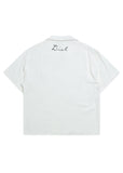 Palm Breeze Button Up - White