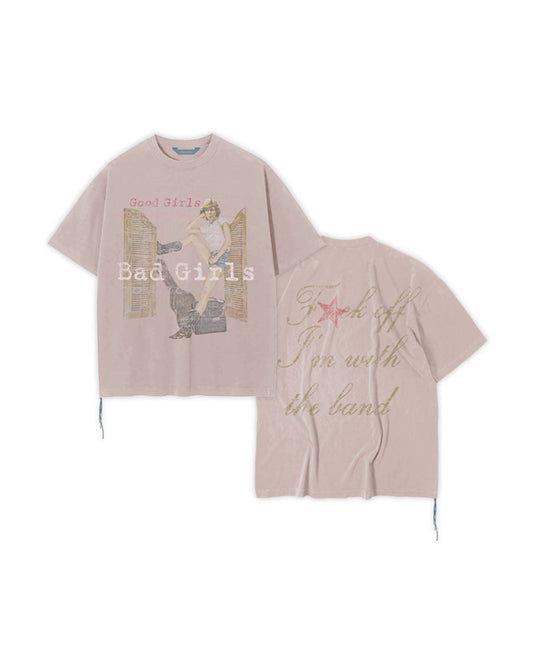 Backstage Graphic Tee (Muted Pink)