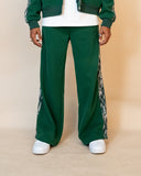 Real Camo Striped Baggy Pants - Hunter Green