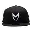 CAP106 - MSTR FITTED HAT / BLACK & WHITE