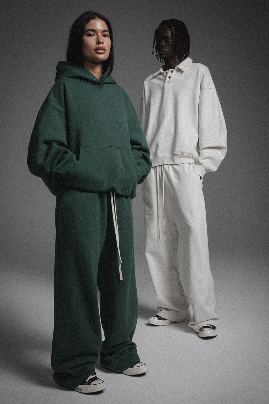 HEAVYWEIGHT POLO CREWNECK