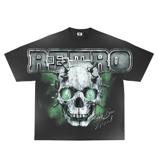 GREEN SKULL T-SHIRT