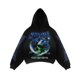 Skull Hoodie - Black/Navy