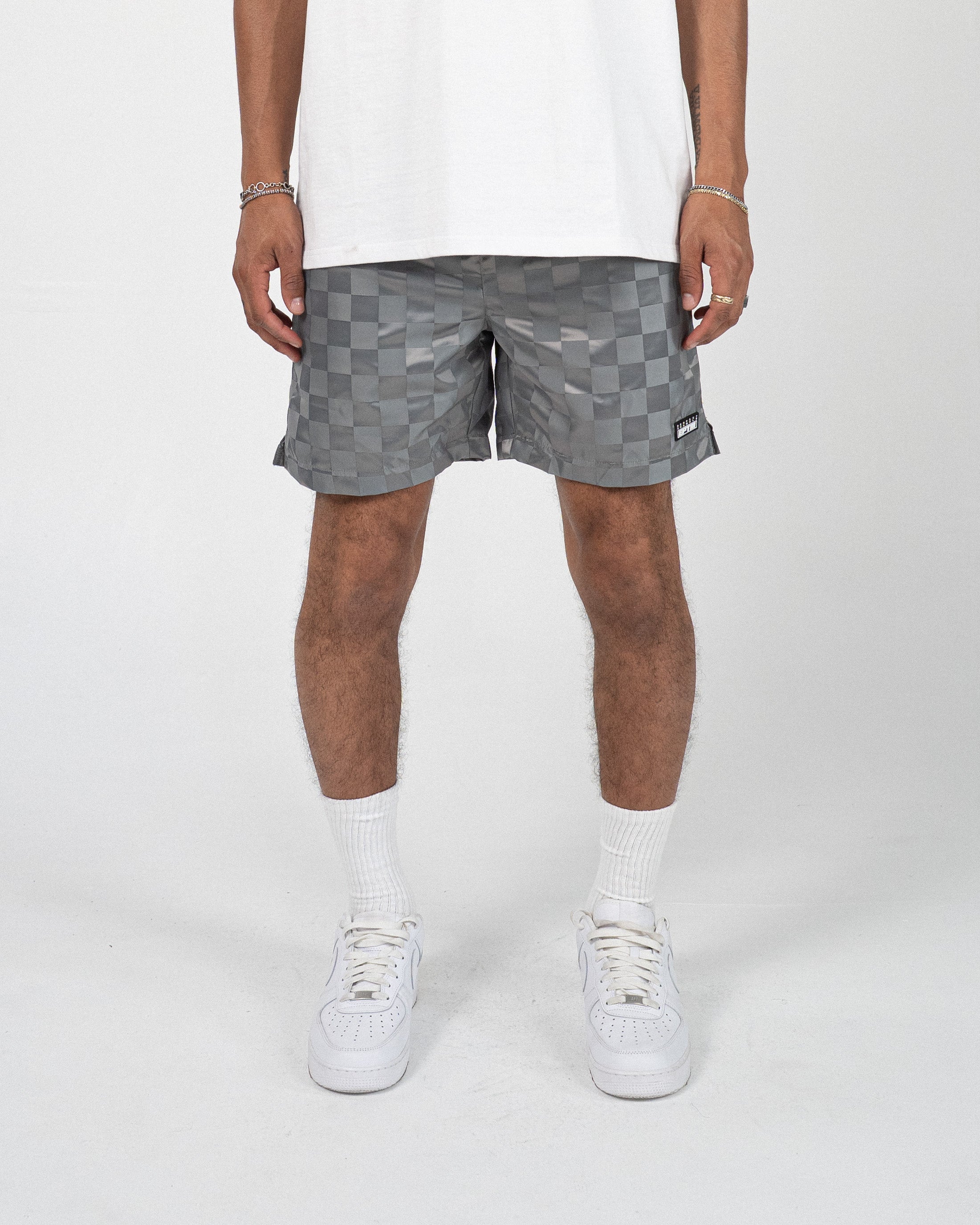 EPTM Checkerboard Shorts - Grey