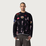 Collage Crewneck - Black