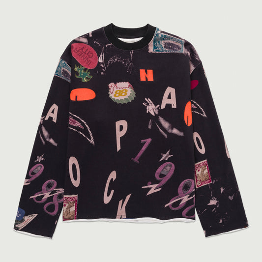 Collage Crewneck - Black