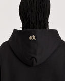 Colt Black Embroidered Floral Hoodie