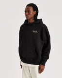 Colt Black Embroidered Floral Hoodie