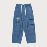 Corduroy Baggy Pant - Blue
