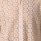 Crochet Button Up - Bone