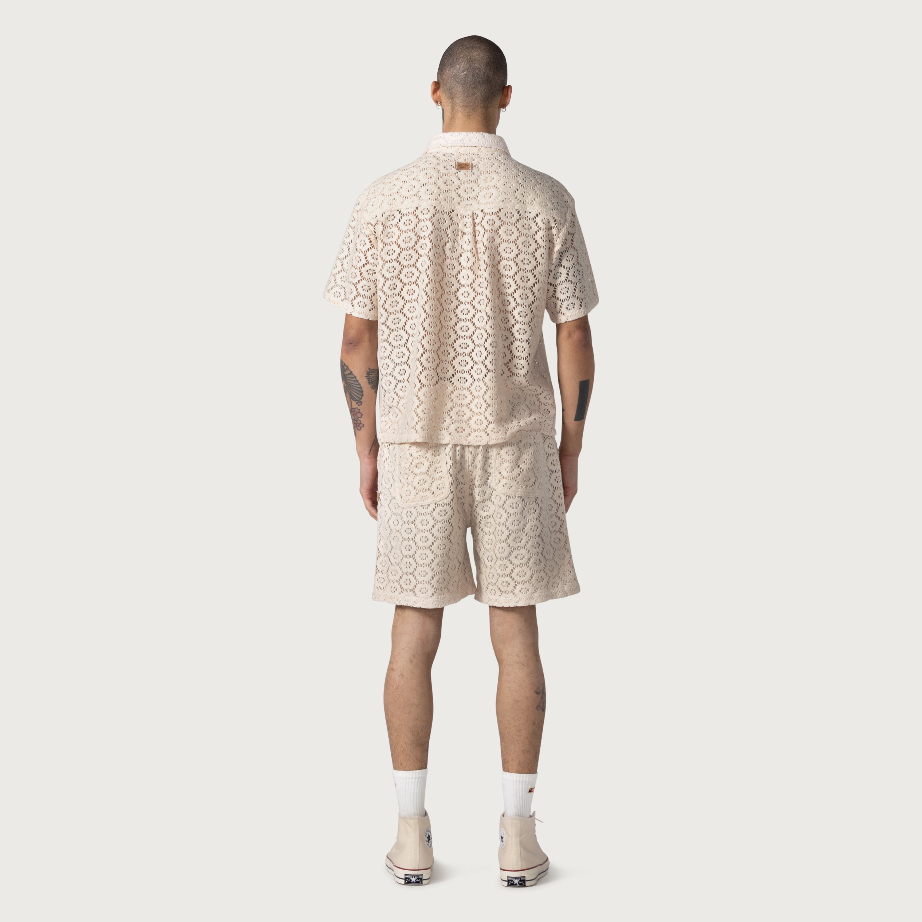 Crochet Short - Bone