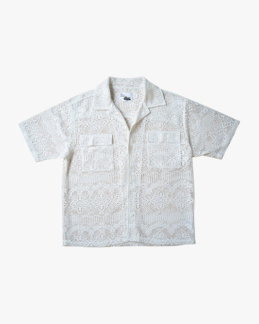 EPTM CROCHET SHIRT - OFF WHITE