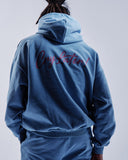 "Cry Later" Hoodie (Clay Blue)