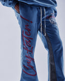 "Cry Later" Sweatpant (Clay Blue)