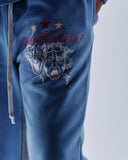 "Cry Later" Sweatpant (Clay Blue)