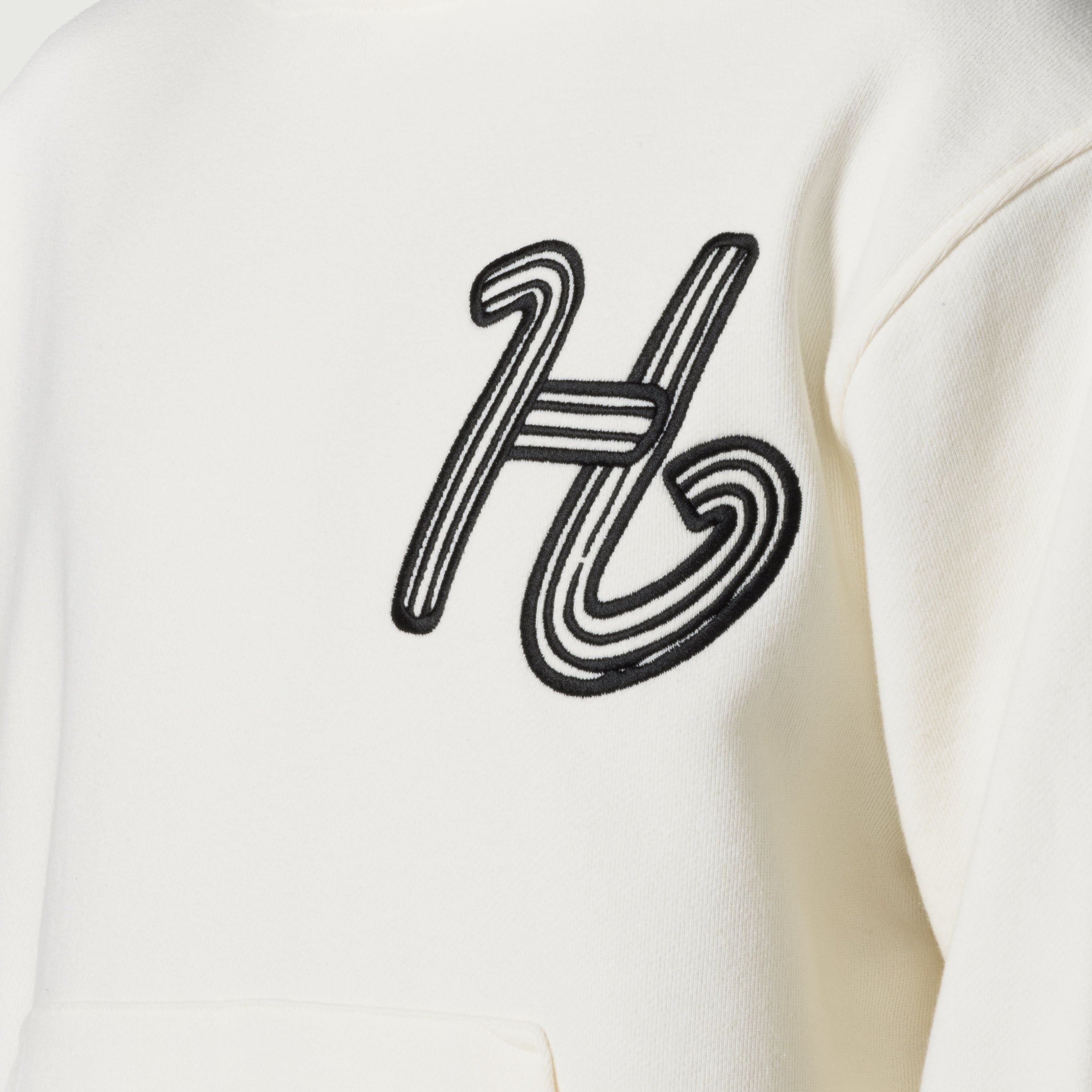 Cursive Honor Hoodie - Bone