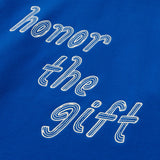Cursive Honor Hoodie - Blue
