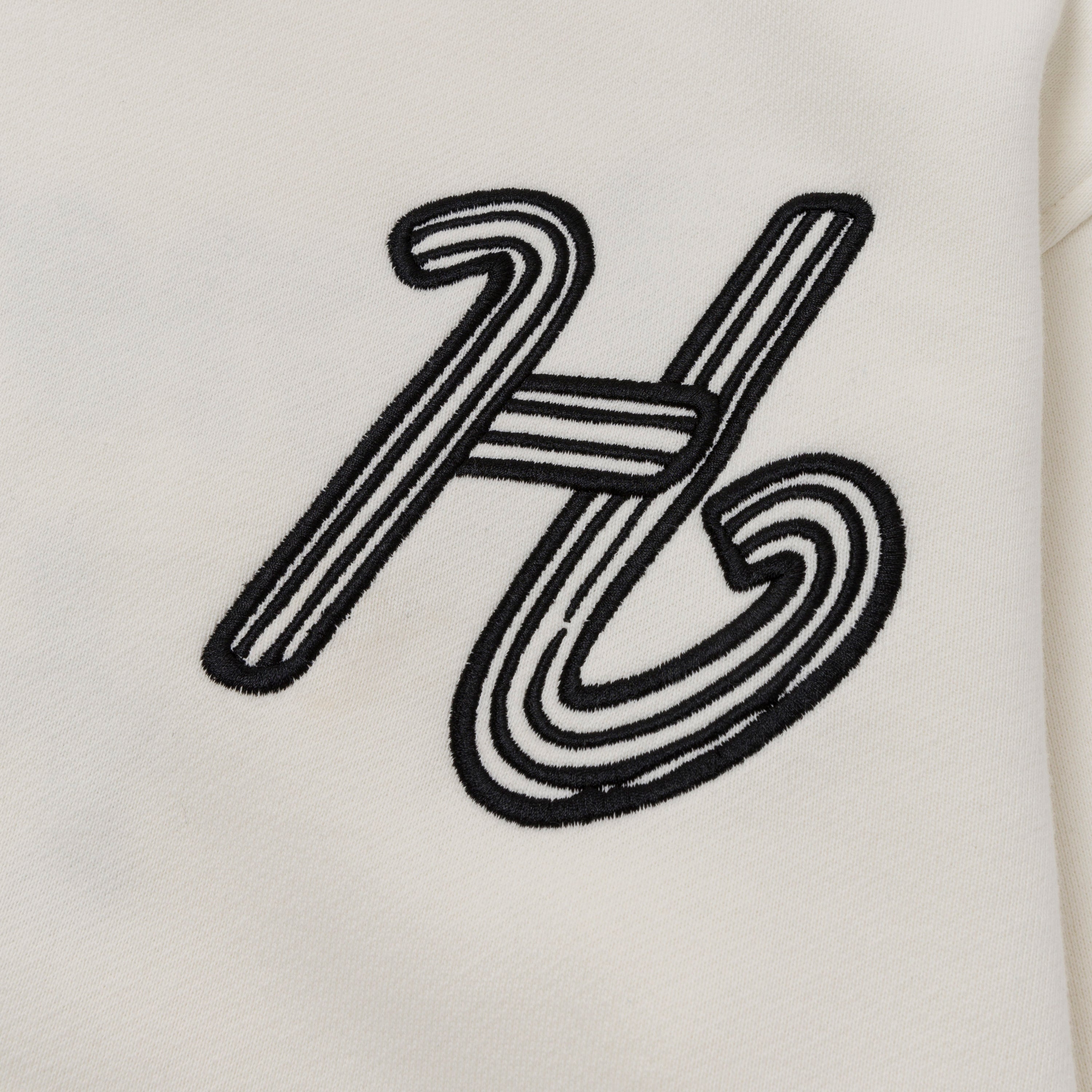 Cursive Honor Hoodie - Bone
