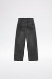 CURVY OUTERSEAM JEANS - Stonewashed Black