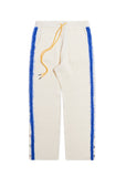 Knit Mohair Trackpant - Cream/Blue