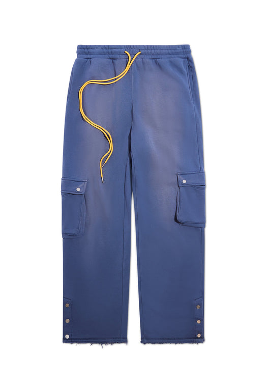 Cargo Sweatpants - Washed Blue