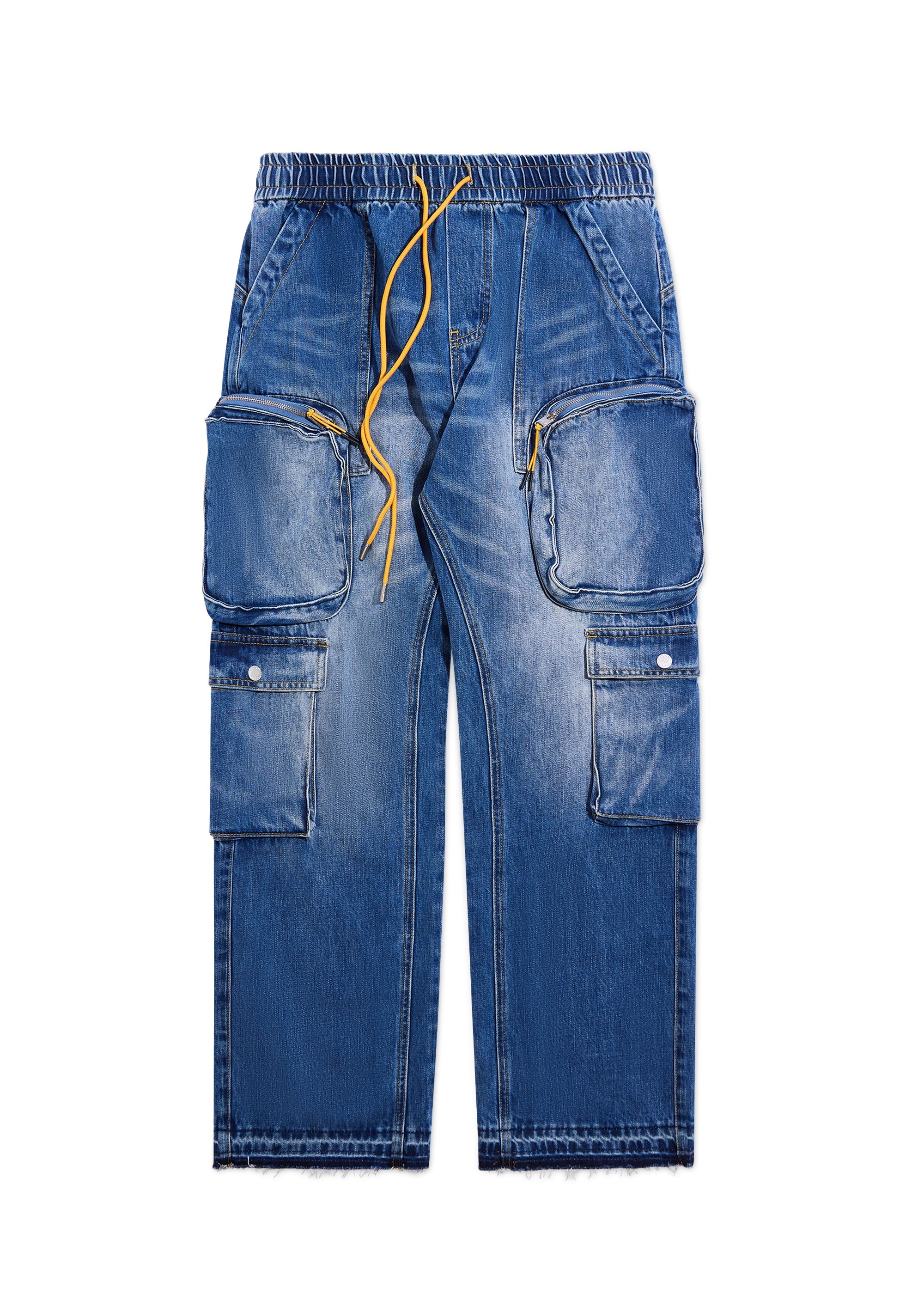 Release Cargo Denim - Washed Blue