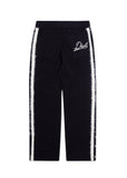 Knit Mohair Trackpant - Black/White