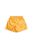 Checkered Nylon Short - Yellow