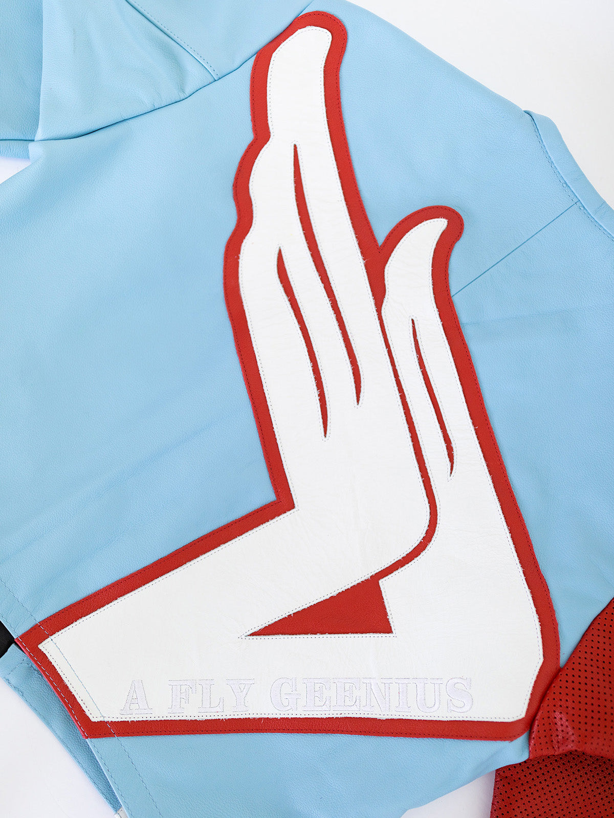 V WING UNISEX BART JACKET | ALEALI MAY COLLABORATION | ICE BLUE