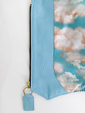 UNISEX SKELETON LEATHER VEST | ALEALI MAY COLLABORATION | ICE BLUE
