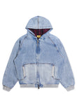 Twin Needle Jacket - Washed Indigo