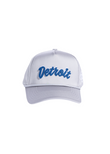 Detroit Souvenir Hat (Silver Satin)
