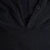surplus hoodie / washed black