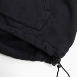 surplus hoodie / washed black