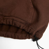 standard bungee hoodie / brown